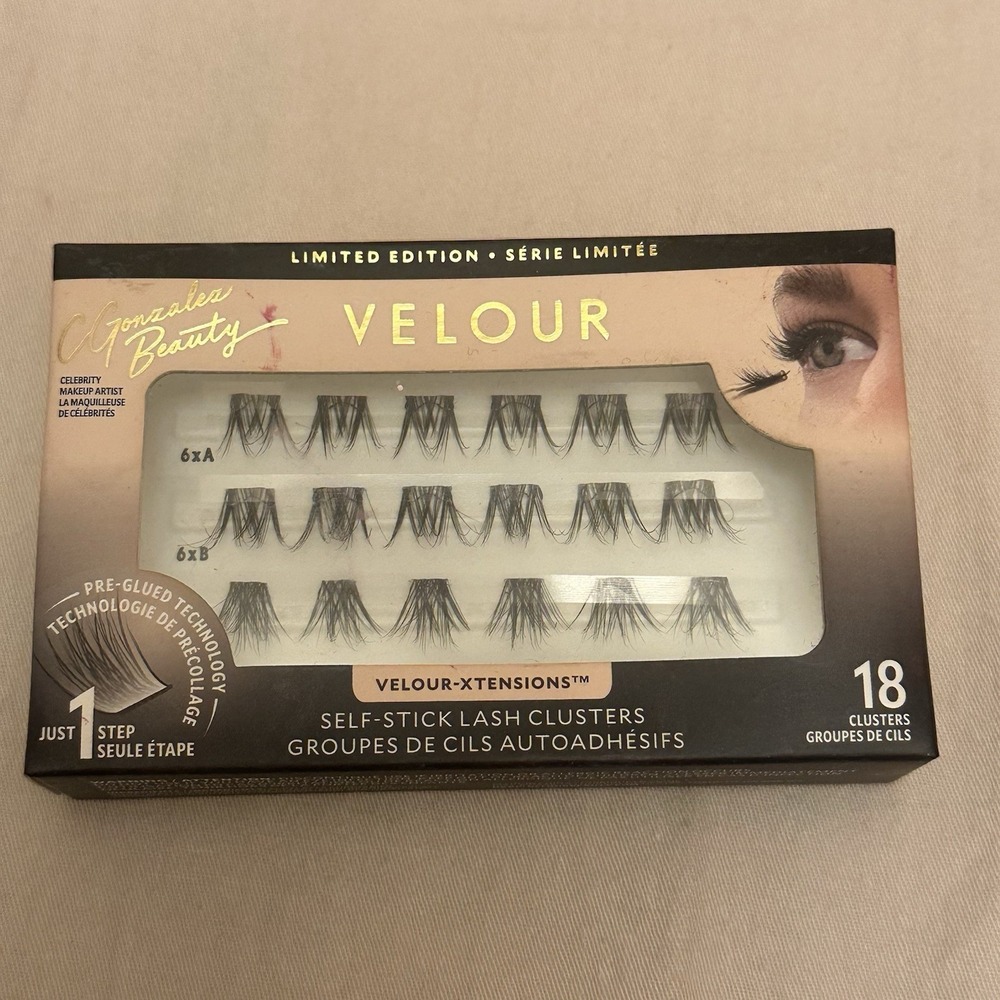 x CGonzalez Beauty Self-Stick Lash Clusters, Self Adhesive Eyelashes New Sealed
